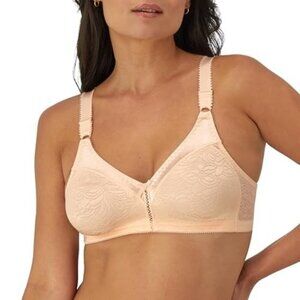 Bali Womens 36DD Porcelain Ivory Double Support Spa Closure Wirefree Bra NEW